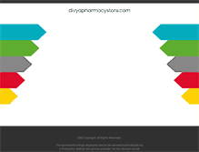 Tablet Screenshot of divyapharmacystore.com